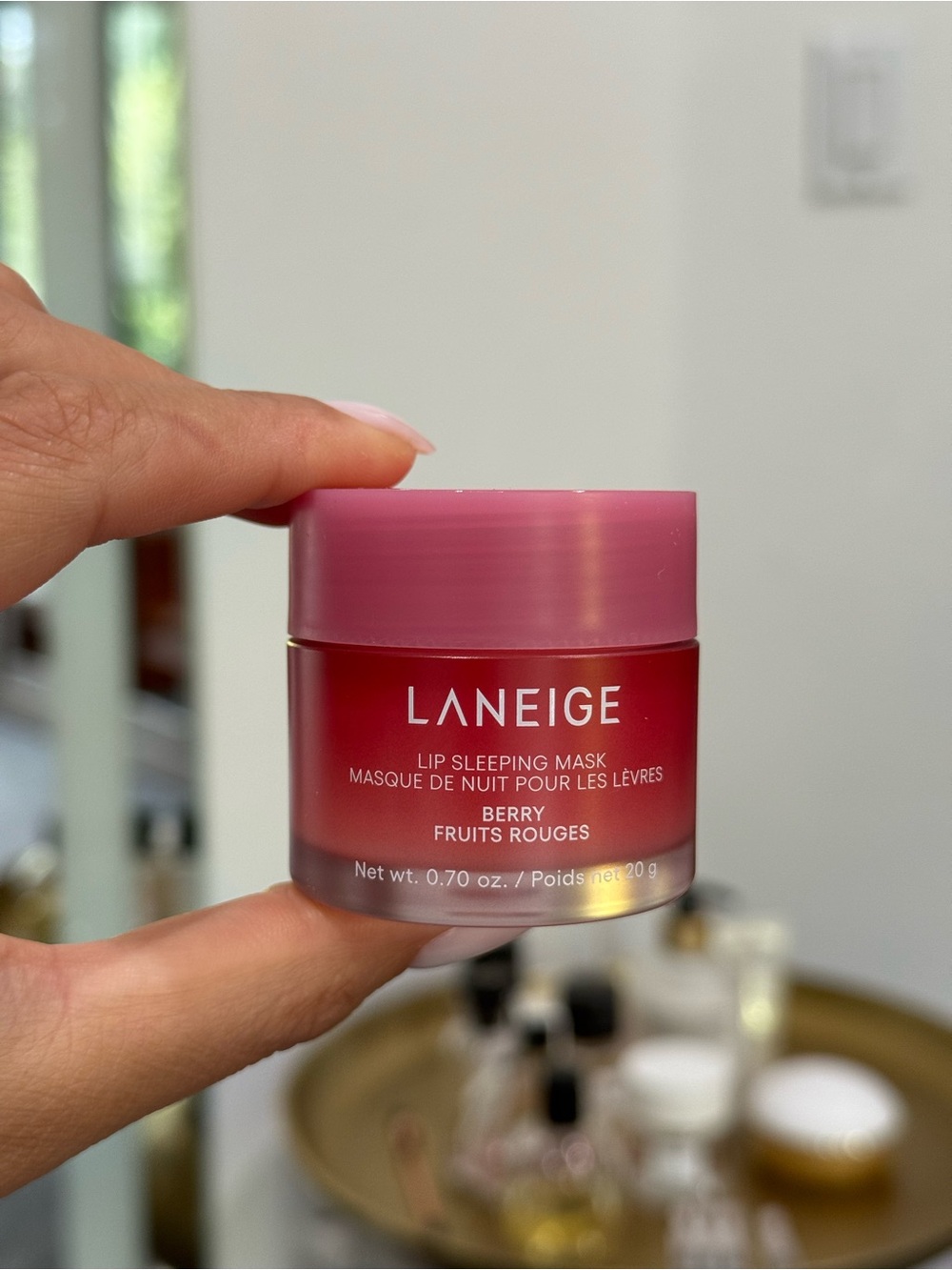 LANEIGE Lip Sleeping Mask - Pink and Red Jar